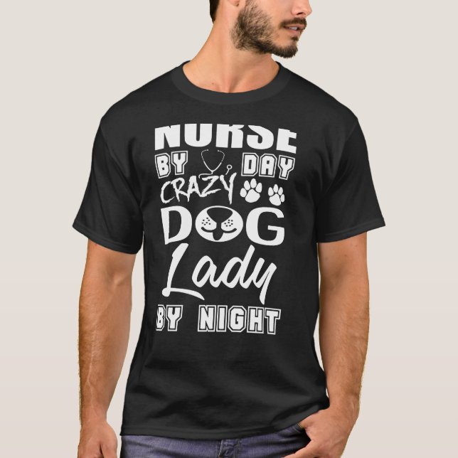 Sjuksköterska efter dag t shirt (Framsida)