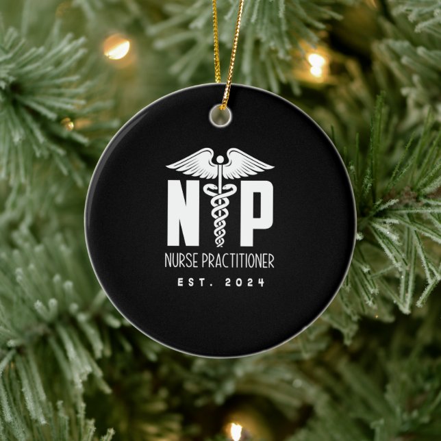 Sjuksköterska EST 2024 Julgransprydnad Keramik (Träd)