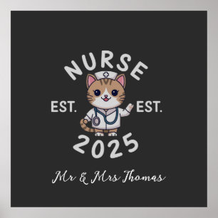 Sjuksköterska Est 2025: Fira sjuksköterskans framt Poster