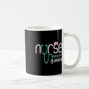Sjuksköterska Est 2025 Rn Nursing School Studenten Kaffemugg