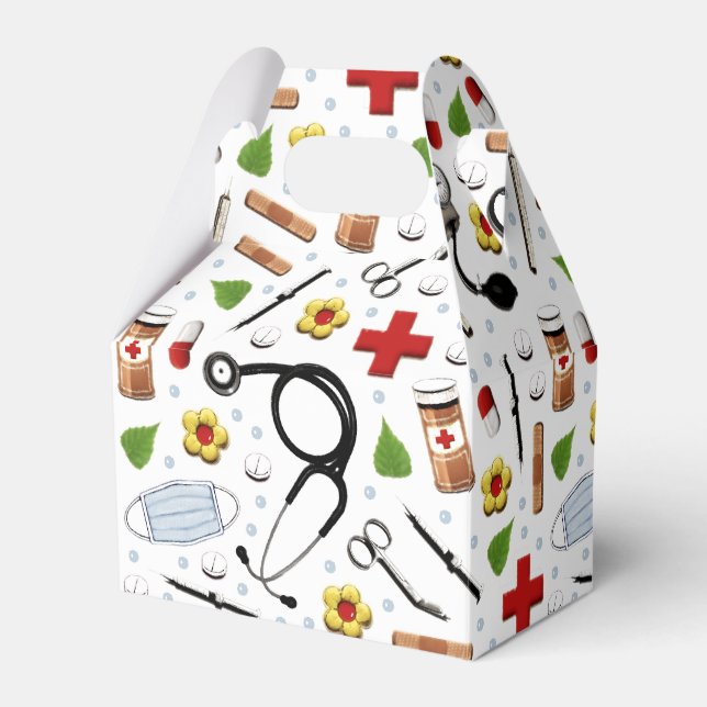 Sjuksköterska Examen Gåvor Presentaskar (Framsidan Sidan)