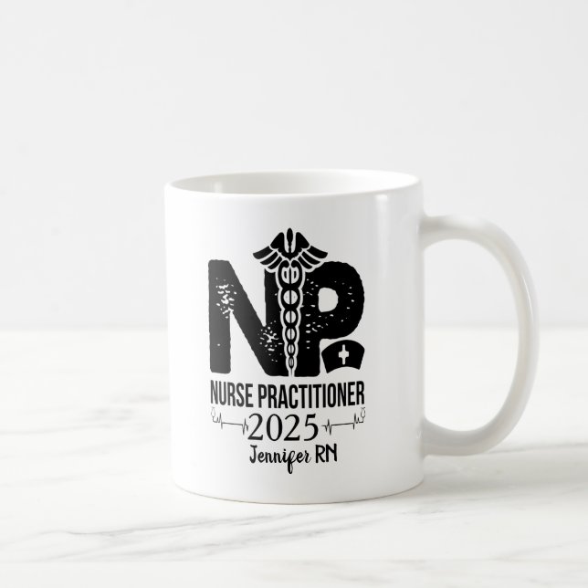 Sjuksköterska fastställd Personlig Kaffemugg (Höger)