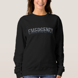 Sjuksköterska för akutmottagning födelsedag typogr t shirt
