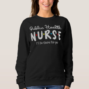 Sjuksköterska för folkhälsa Play Red Kärlek Heart T Shirt