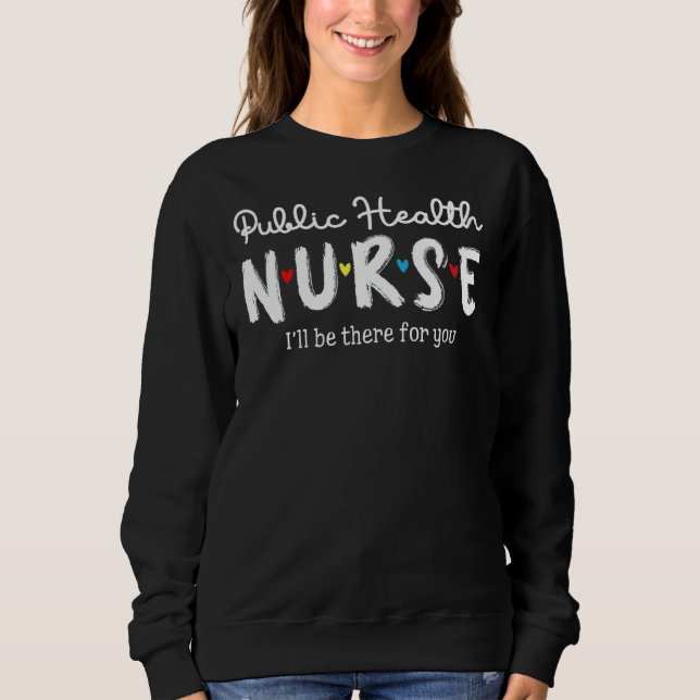 Sjuksköterska för folkhälsa Play Red Kärlek Heart  T Shirt (Framsida)