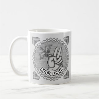 Sjuksköterska för fredsfostran kaffemugg