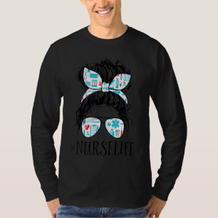 Sjuksköterska för kvinnor flickor Studenter Er Cna T Shirt