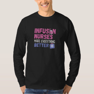 Sjuksköterska för kvinnors infusion gör allt bättr t shirt