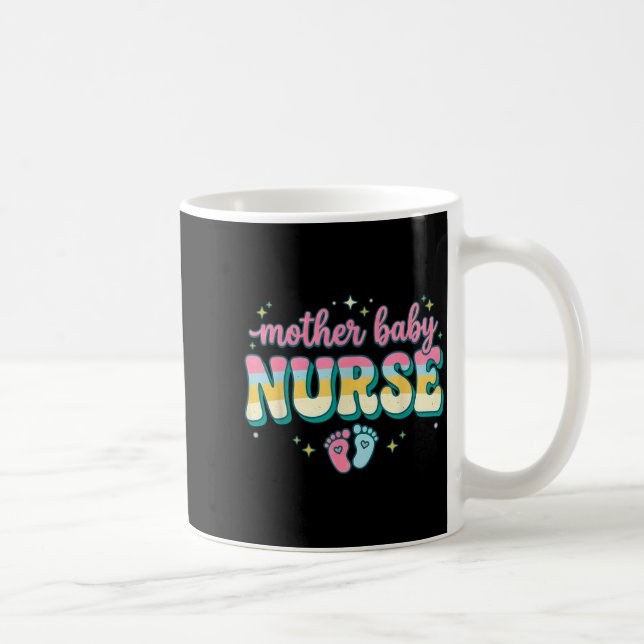 Sjuksköterska för mor och barn Coquette Blå Stetos Kaffemugg (Höger)