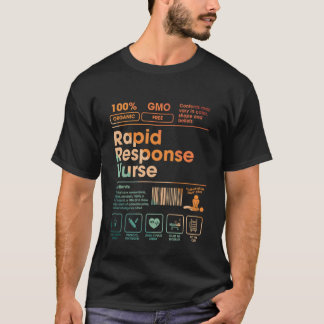 Sjuksköterska för snabb respons Omvårdnad RN ICU E T Shirt