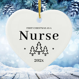Sjuksköterska: Första jul Ornament 2024