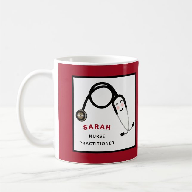 Sjuksköterska Gift Kaffemugg (Vänster)