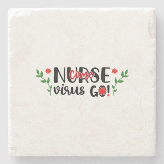 Sjuksköterska Gift Nurse Kom Virus Go Stenunderlägg