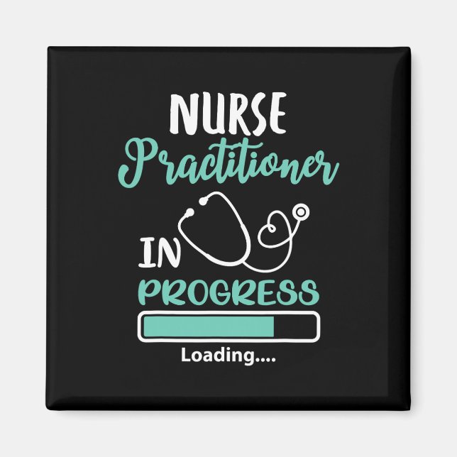 Sjuksköterska Gifts Apparel Co. Nurse Practit Magnet (Framsidan)