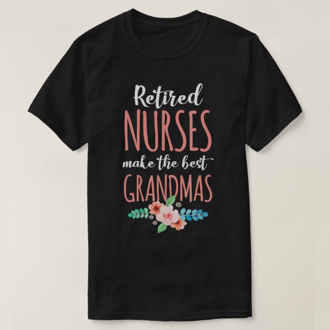 Sjuksköterska gör bästa mormas sjuksköterska t shirt (Design framsida)