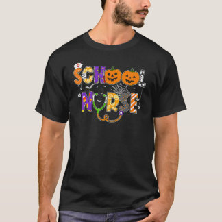 Sjuksköterska Halloween-kostym legitimerad sjukskö T Shirt