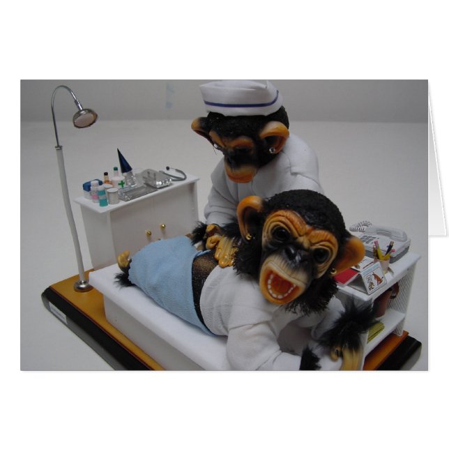 Sjuksköterska Hälsningskort (Framsidan Horizontal)