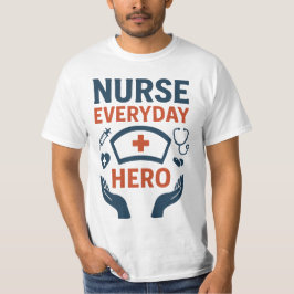 Sjuksköterska Hero T-Shirt, vardagsdag - inspirati T Shirt