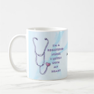 Sjuksköterska hjärta kaffemugg