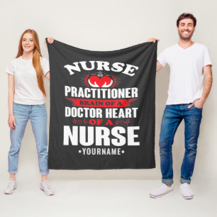 Sjuksköterska Hjärtat i Doktor i hjärtat av Fleecefilt