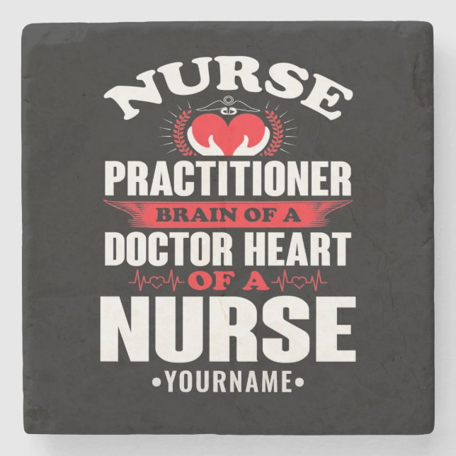 Sjuksköterska Hjärtat i Doktor i hjärtat av Stenunderlägg (Framsidan)