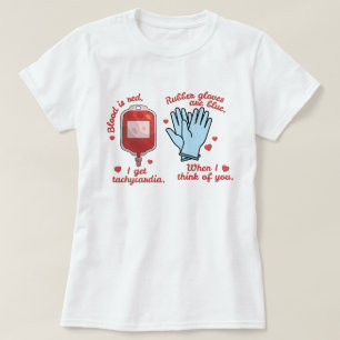 Sjuksköterska humor Alla hjärtans dag skjorta  T Shirt