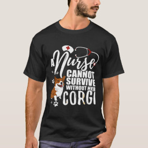 Sjuksköterska i Mamma Corgi, Hund, för kvinnor T Shirt