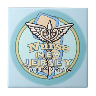 Sjuksköterska i New Jersey Caduceus-platta Kakelplatta
