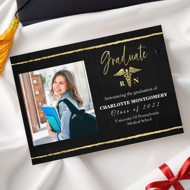 Sjuksköterska i Studenten Inbjudningar (Skapare uppladdad)