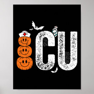 Sjuksköterska intensivvård Halloween kritisk vård Poster