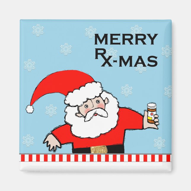 Sjuksköterska julhelg magnet (Framsidan)
