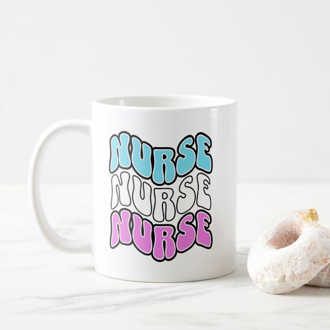Sjuksköterska Kaffemugg (Med munk)