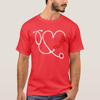 Sjuksköterska Kärlek familj T Shirt