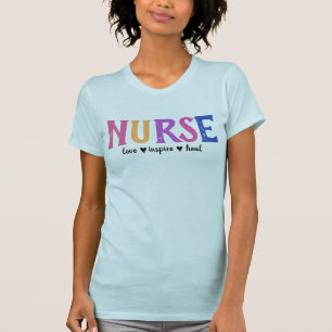 Sjuksköterska Kärlek Inspirera Läka T-Shirt