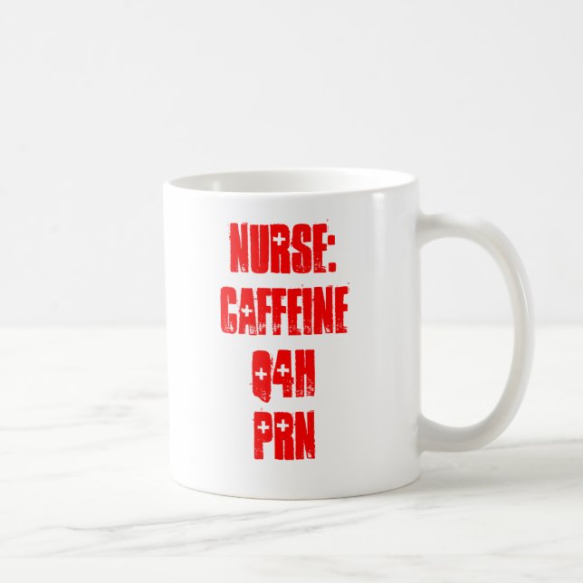 Sjuksköterska: Koffein Q4H PRN Kaffemugg (Höger)
