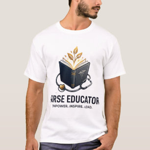 Sjuksköterska Lärare Stärk Inspirera Led T Shirt
