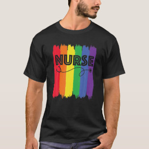 Sjuksköterska LGBT Rainbow Registered Nursing RN G T Shirt