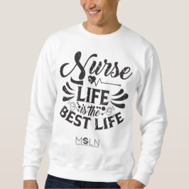 Sjuksköterska Life Light Färgad Sweatshirt
