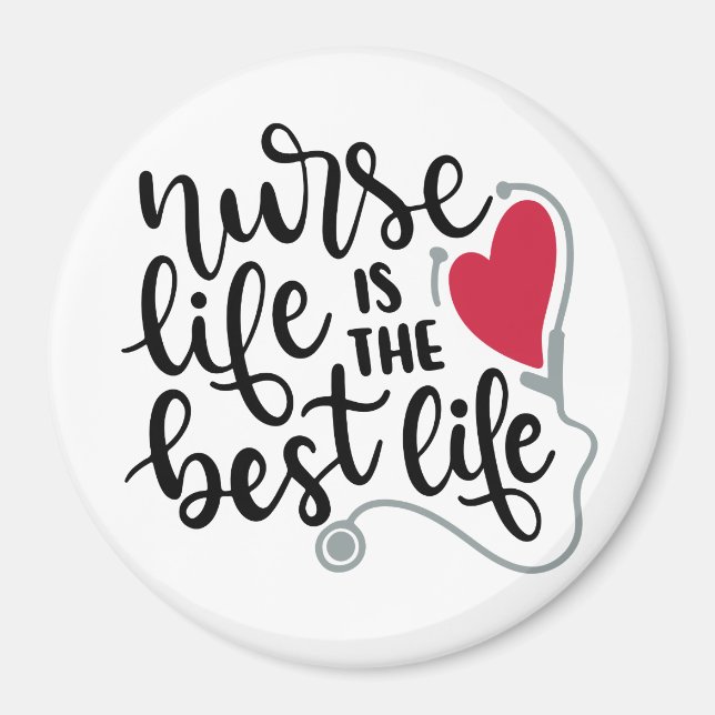 Sjuksköterska Life Magnet (Framsidan)