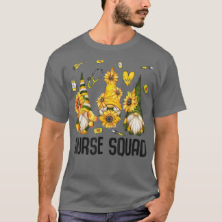 Sjuksköterska Life Solros Gnome Squad Healthcare W T Shirt