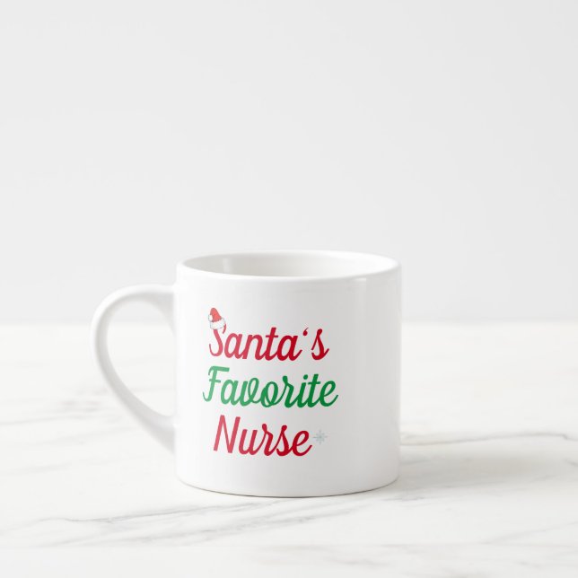 Sjuksköterska Mamma Tacksamhet Julpresent Festlig Espressomugg (Vänster)