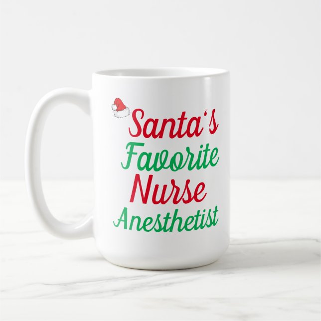 Sjuksköterska Mamma Tacksamhet Julpresent Festlig Kaffemugg (Vänster)