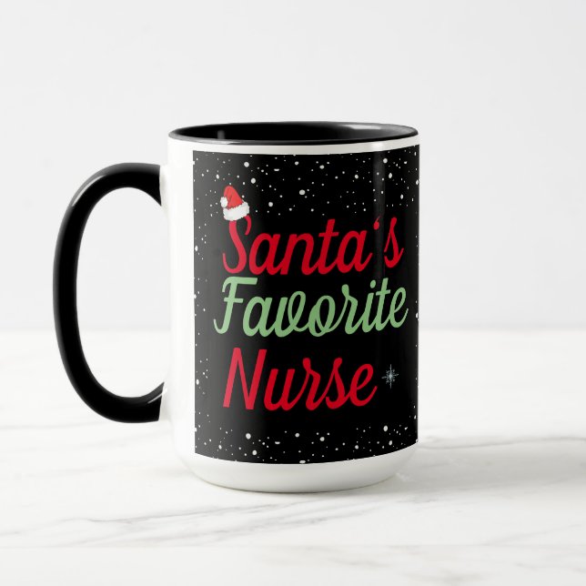Sjuksköterska Mamma Tacksamhet Julpresent Festlig Mugg (Vänster)