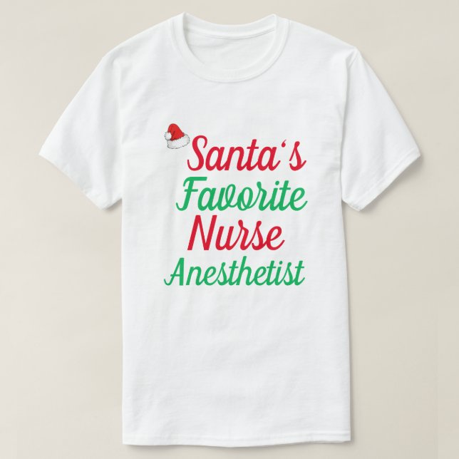 Sjuksköterska Mamma Tacksamhet Julpresent Festlig T Shirt (Design framsida)