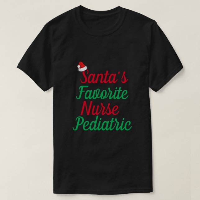 Sjuksköterska Mamma Tacksamhet Julpresent Festlig T Shirt (Design framsida)