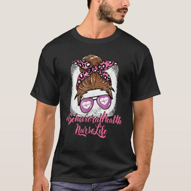Sjuksköterska med ansvar för beteendehälsa för kvi t shirt (Framsida)