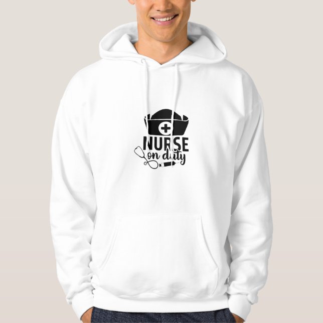 Sjuksköterska med ansvar för skatter hoodie (Framsida)