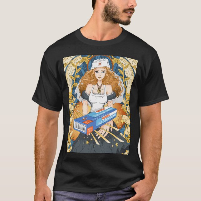Sjuksköterska med Heliga Gift Paracetamol. T Shirt (Framsida)