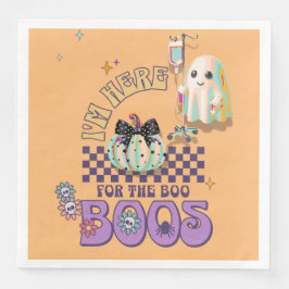 Sjuksköterska med roligt citationslumpor standard pappersservett