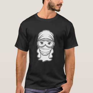 Sjuksköterska med sjuksköterska t shirt